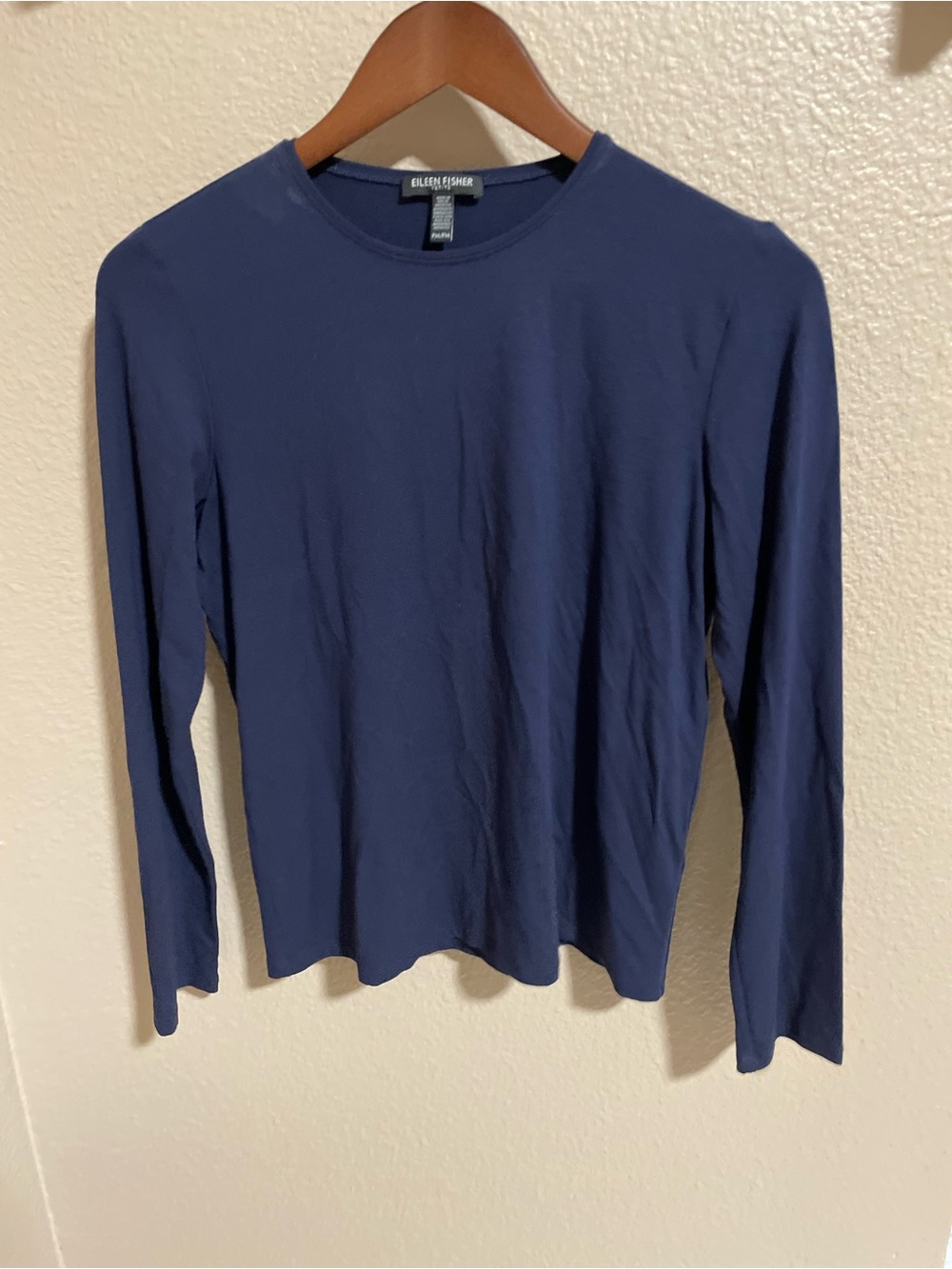 Eileen Fisher Petite Navy Top - as is